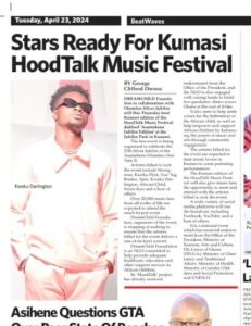 Stars Ready For Kumasi HoodTalk Music Festival